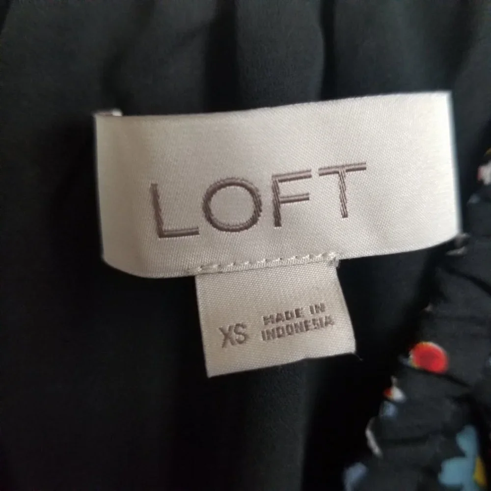 LOFT Floral Dress XS - Picture 6 of 6